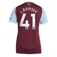 Maglia Calcio Aston Villa Jacob Ramsey #41 Prima Divisa Donna 2024-25 Manica Corta